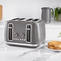 Goodmans Stripe 4 Slice Toaster