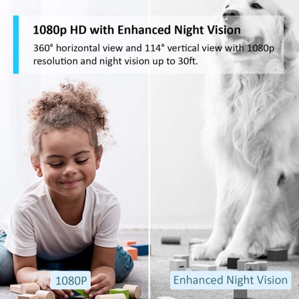 Tapo Pan & Tilt Home Security Wi-Fi Camera C200