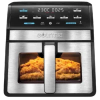 Gourmia Digital Air Fryer 7.6L With Light & Window Black 7 Fry, Bake, Grill